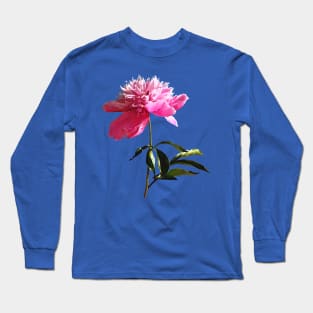 Pink Peony Profile Long Sleeve T-Shirt